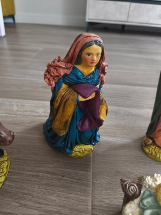 Portal de Belén figuras (5 piezas)