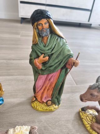 Portal de Belén figuras (5 piezas)