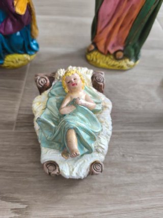 Portal de Belén figuras (5 piezas)