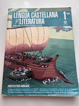 Libro Lengua castellana y literatura, 1 BACH.