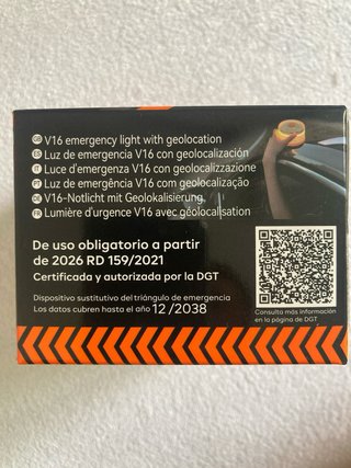 Luz de Emergencia V16 Geolocalizable ExtraStar