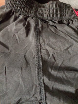 Pantalón Muay Thai Custom Fighter Negro y Rojo