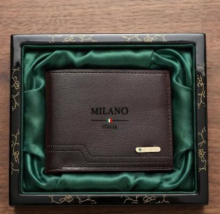 Cartera Milano Marrón Cuero