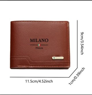 Cartera Milano Marrón Cuero