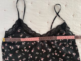 Conjunto pijama floral encaje romántico