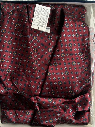 Vestaglia Uomo Auckland  Livio Bordeaux Taglia 54