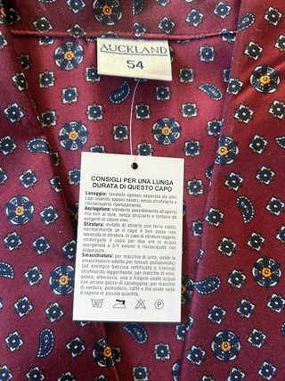 Vestaglia Uomo Auckland  Livio Bordeaux Taglia 54