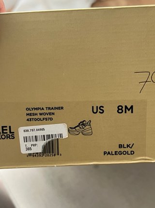 Zapatillas Michael Kors Negras y Doradas
