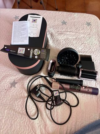 Dyson Airwrap Rizado+Muy Rizado Jasper Plum