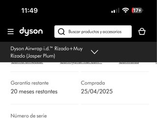 Dyson Airwrap Rizado+Muy Rizado Jasper Plum