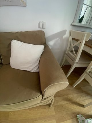 Divano a 3 posti IKEA in colore grezzo