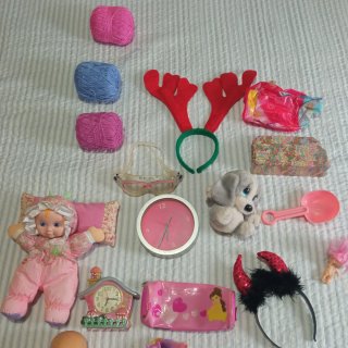 Lote de juguetes para niña