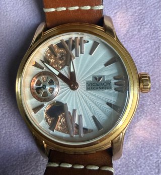 Reloj Viceroy Mecanique Esfera Blanca