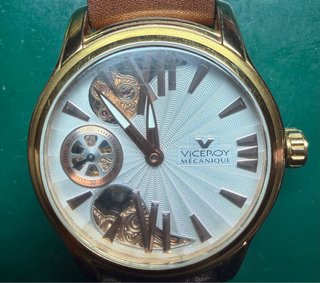 Reloj Viceroy Mecanique Esfera Blanca