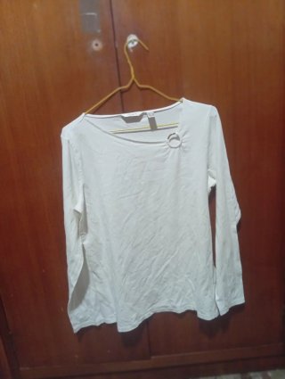 Blusa Liz Claiborne NY Cuello Asimétrico