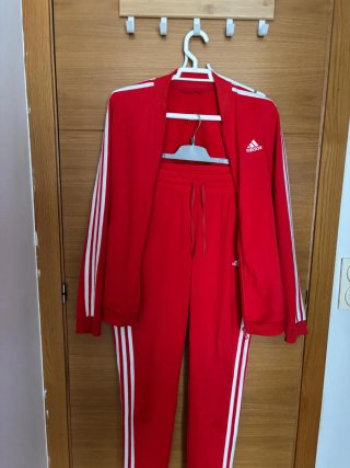 Conjunto Chándal Adidas Rojo Talla M
