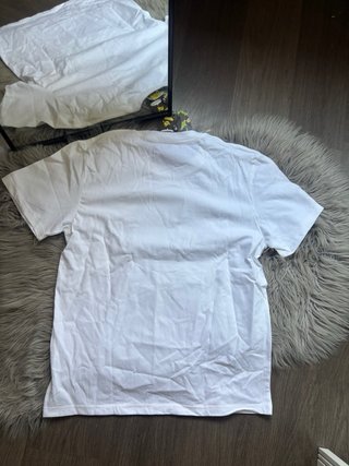 Maglietta BAPE Bianca con Logo Blu