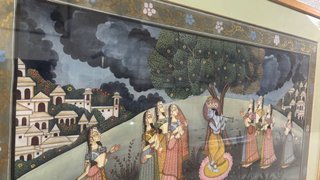 Cuadro Dioses Indios Pintura India