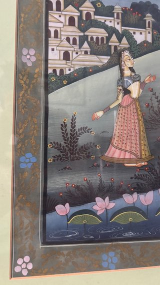Cuadro Dioses Indios Pintura India