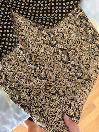 Traje chaqueta y falda estampado