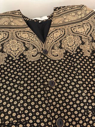 Traje chaqueta y falda estampado