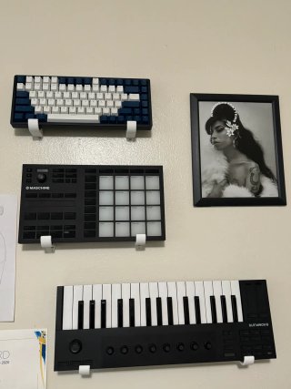 Soporte de Pared para Teclado Mecánico