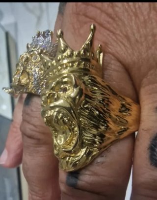 Anillo Sello Gorila Oro 18kt