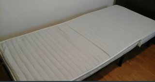 Sofá Cama Plegable Tela Rayas