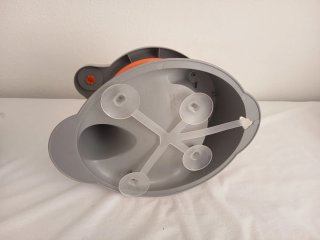 Soporte bañera bebé gris y naranja