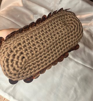 clutch bag con paillettes