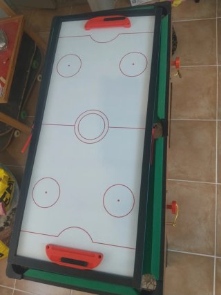 Juego 4 en 1: Futbolín, Billar, Pin Pong y Joker