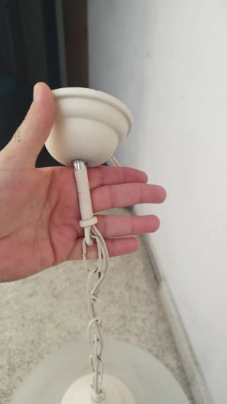 Lámpara colgante de cristal con diseño