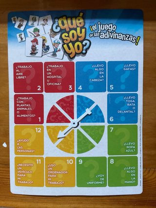 Juego de mesa ¿Qué soy yo? Falomir