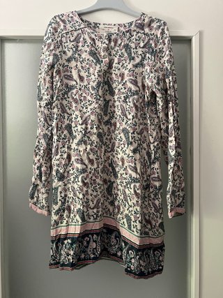 Vestido niña manga larga estampado Young Dimension