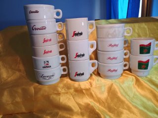 Set 15 Tazze Porcellana Marche Varie