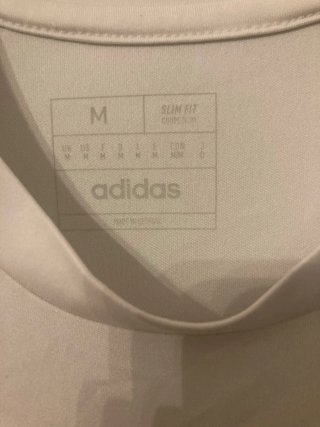 Maglietta Adidas Bianca Taglia S