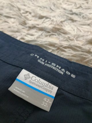 Pantaloni Columbia Uomo Convertibili Blu 3XL