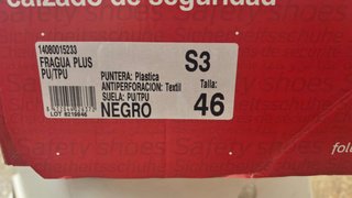 Calzado de seguridad negro