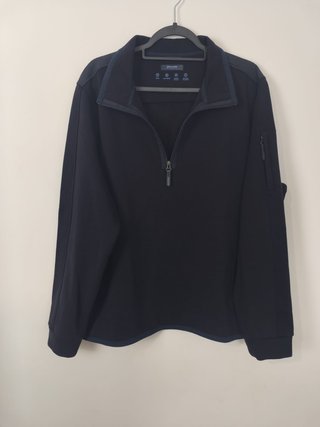 Pierre Cardin Black Quarter-Zip Sweatshirt / Trave
