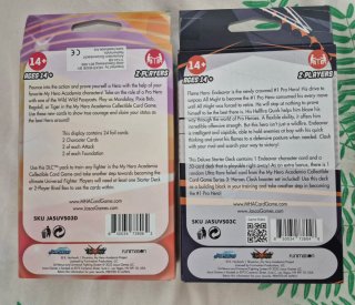 Lote 2 Mazos sellados My Hero Academy CCG