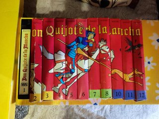 Colección El Quijote VHS Salvat. Falta tomo 9.