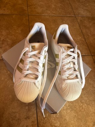 Adidas Superstar Scarpe da Ginnastica Donna Oro Bi