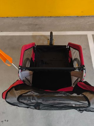 Carro doble para bici/paseo