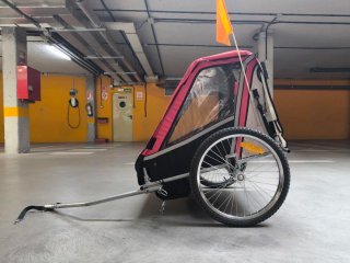 Carro doble para bici/paseo