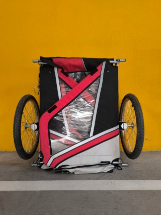 Carro doble para bici/paseo