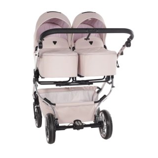 ✨ CARRITO GEMELAR JUNAMA DÚO V3 – TODO EN ROSA ✨