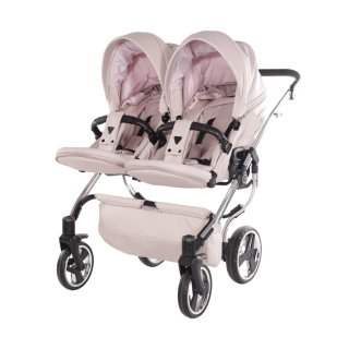 ✨ CARRITO GEMELAR JUNAMA DÚO V3 – TODO EN ROSA ✨