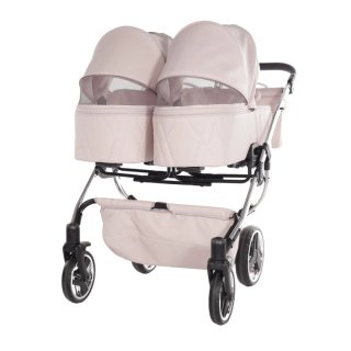 ✨ CARRITO GEMELAR JUNAMA DÚO V3 – TODO EN ROSA ✨