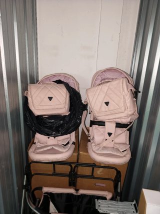 ✨ CARRITO GEMELAR JUNAMA DÚO V3 – TODO EN ROSA ✨