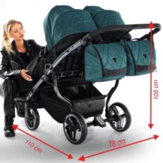✨ CARRITO GEMELAR JUNAMA DÚO V3 – TODO EN ROSA ✨